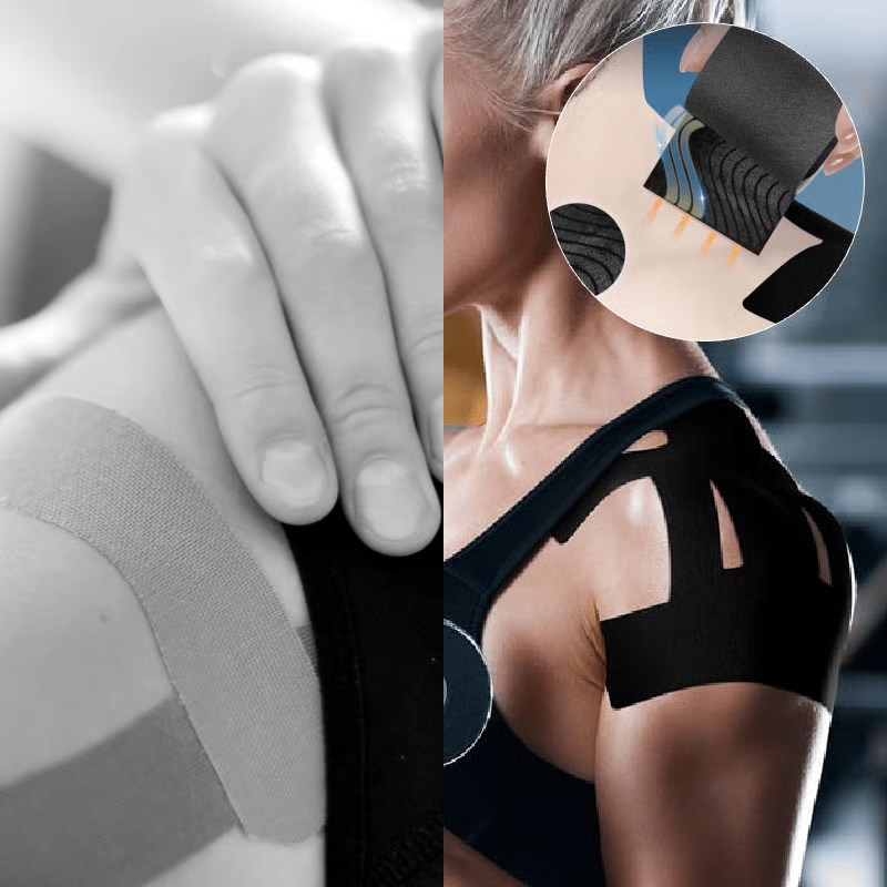 💥UNMISSABLE SALE: 50% OFF🔥Pre-Cut Elastic Kinesiology Tapes for Shoulder Support