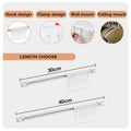 No-Drill  Slidable Track Organizer Hooks